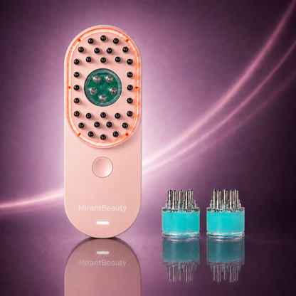 Mirant ScalpCare™ — Brosse LED 4-en-1 pour des cheveux visiblement plus forts + 2 sérums inclus