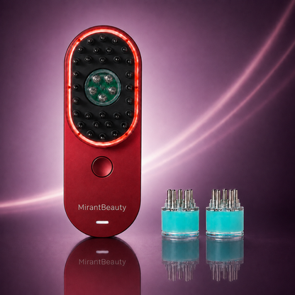 Mirant ScalpCare™ — Brosse LED 4-en-1 pour des cheveux visiblement plus forts + 2 sérums inclus