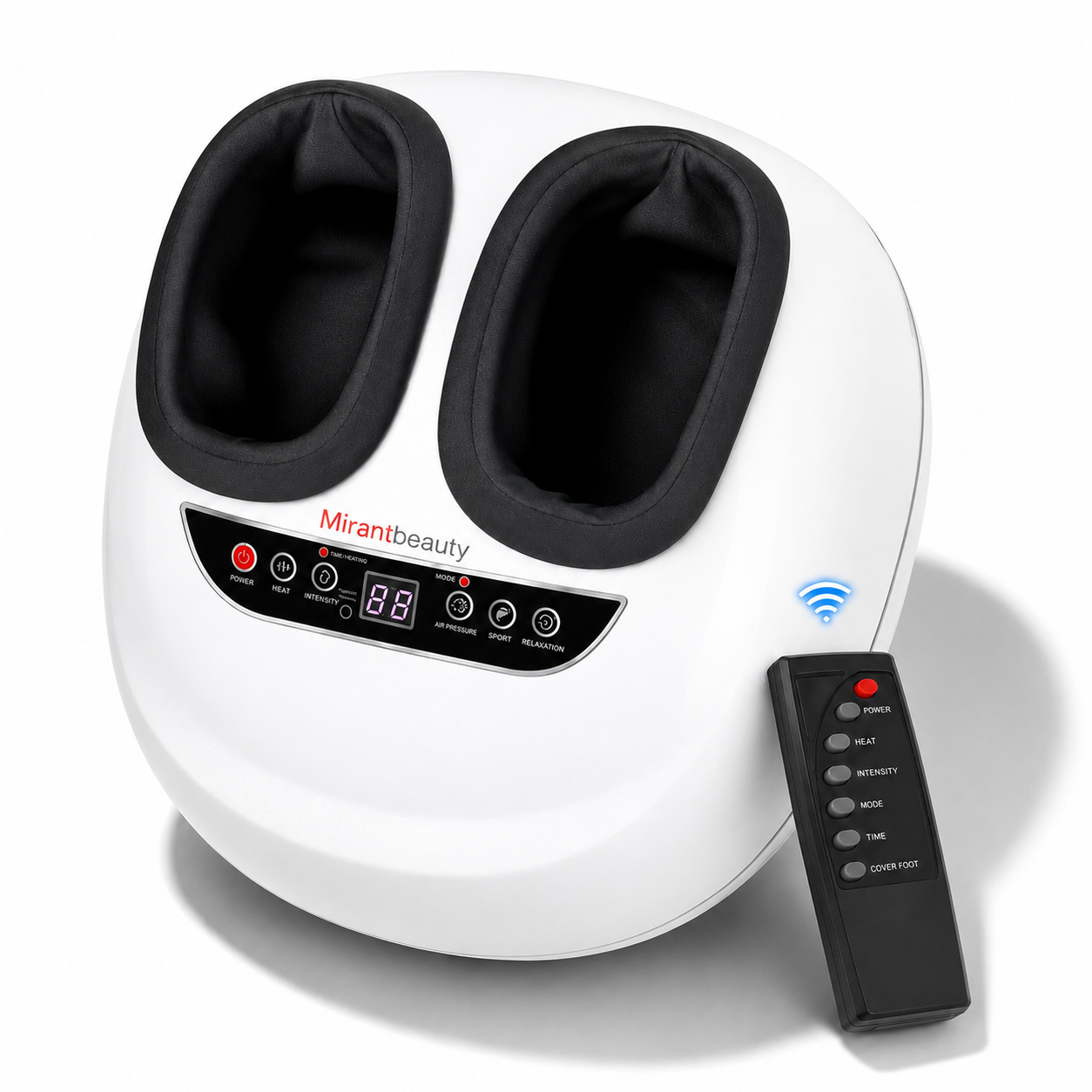Mirant FootSpa Pro™ | Masseur de pieds Shiatsu chauffant à compression d'air 360°