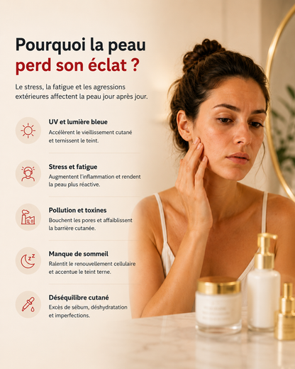 Mirant LEDMask Pro™ – Masque LED Facial 7 Couleurs Sans Fil | Photothérapie LED Anti-Âge & Éclat du Teint