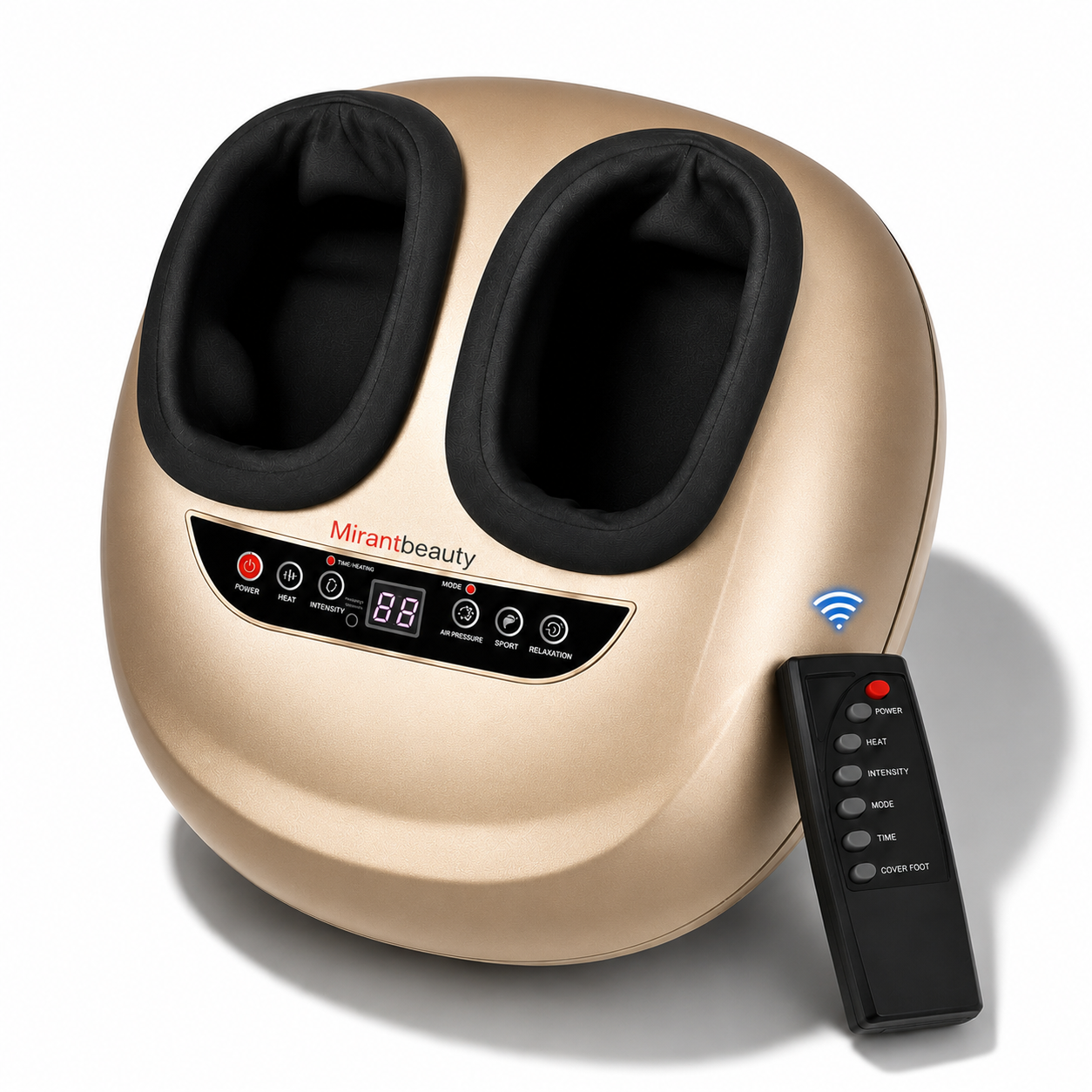 Mirant FootSpa Pro™ | Masseur de pieds Shiatsu chauffant à compression d'air 360°