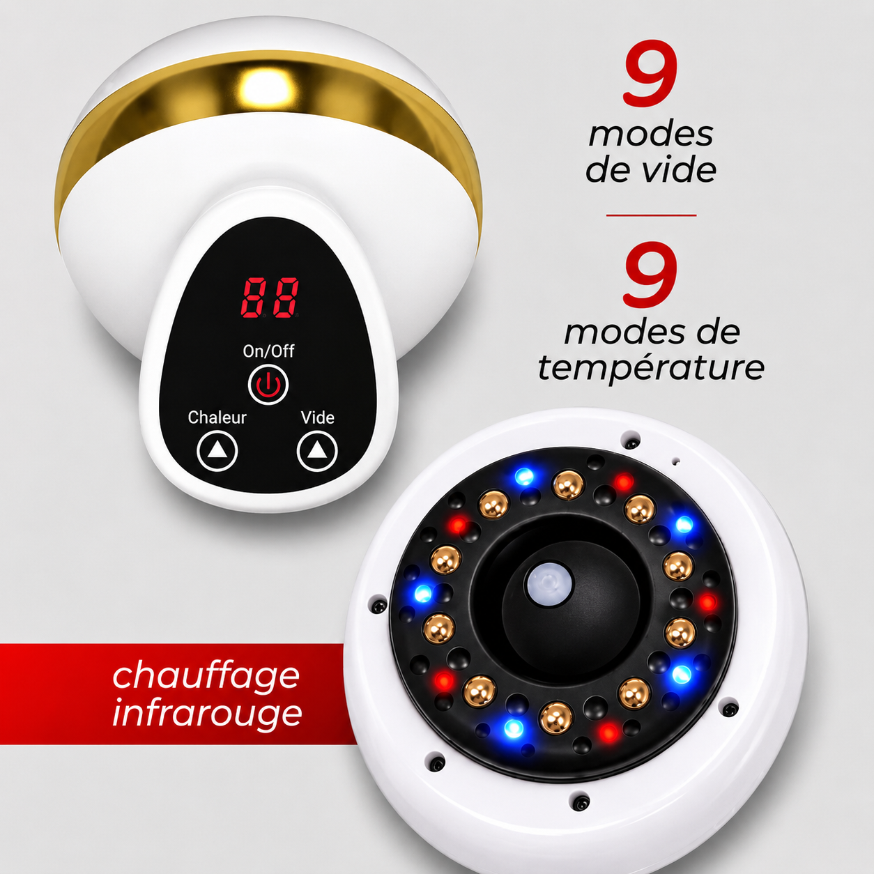 Masseur Anti-Cellulite Professionnel – Massage Sous Vide & Chaleur Infrarouge | MirantBeauty