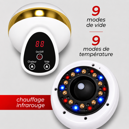Masseur Anti-Cellulite Professionnel – Massage Sous Vide & Chaleur Infrarouge | MirantBeauty